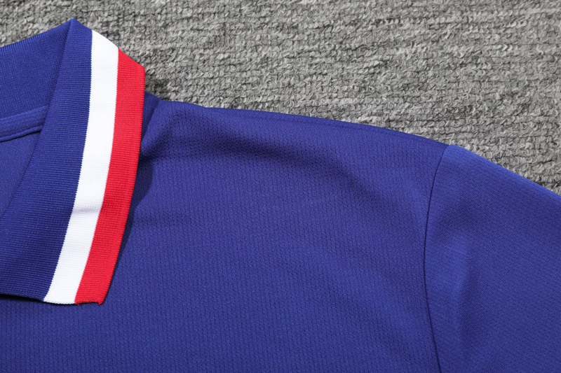 25-26 France Fancy blue Polo Tracksuit