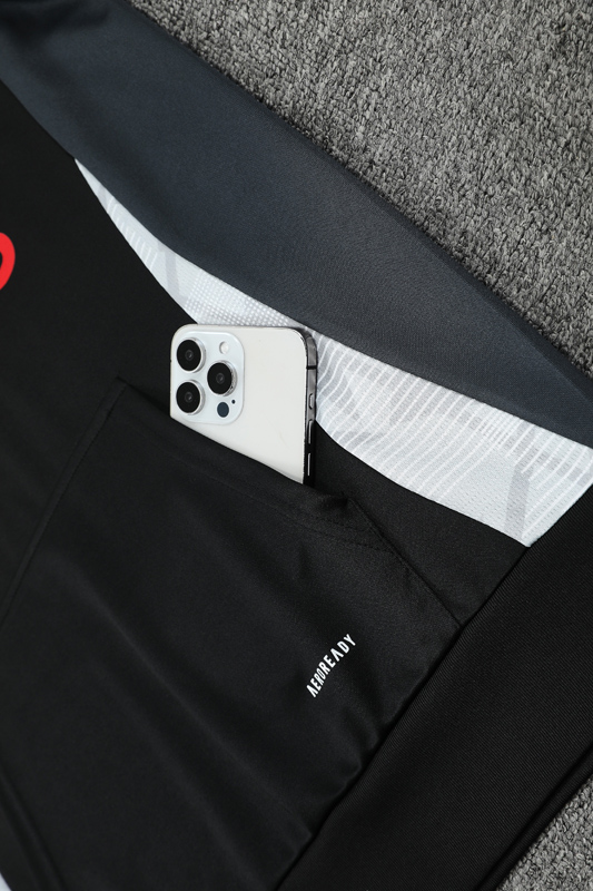 24-25 ManUtd Black Hoodie Tracksuit (卫衣套装)