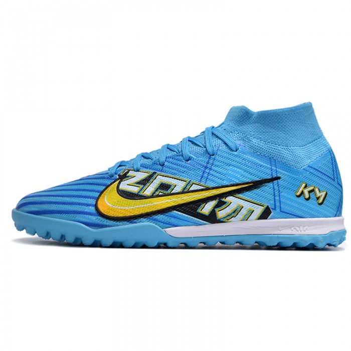 Vapor 15 Academy TF High Soccer Shoes-Blue/Yellow-6077227