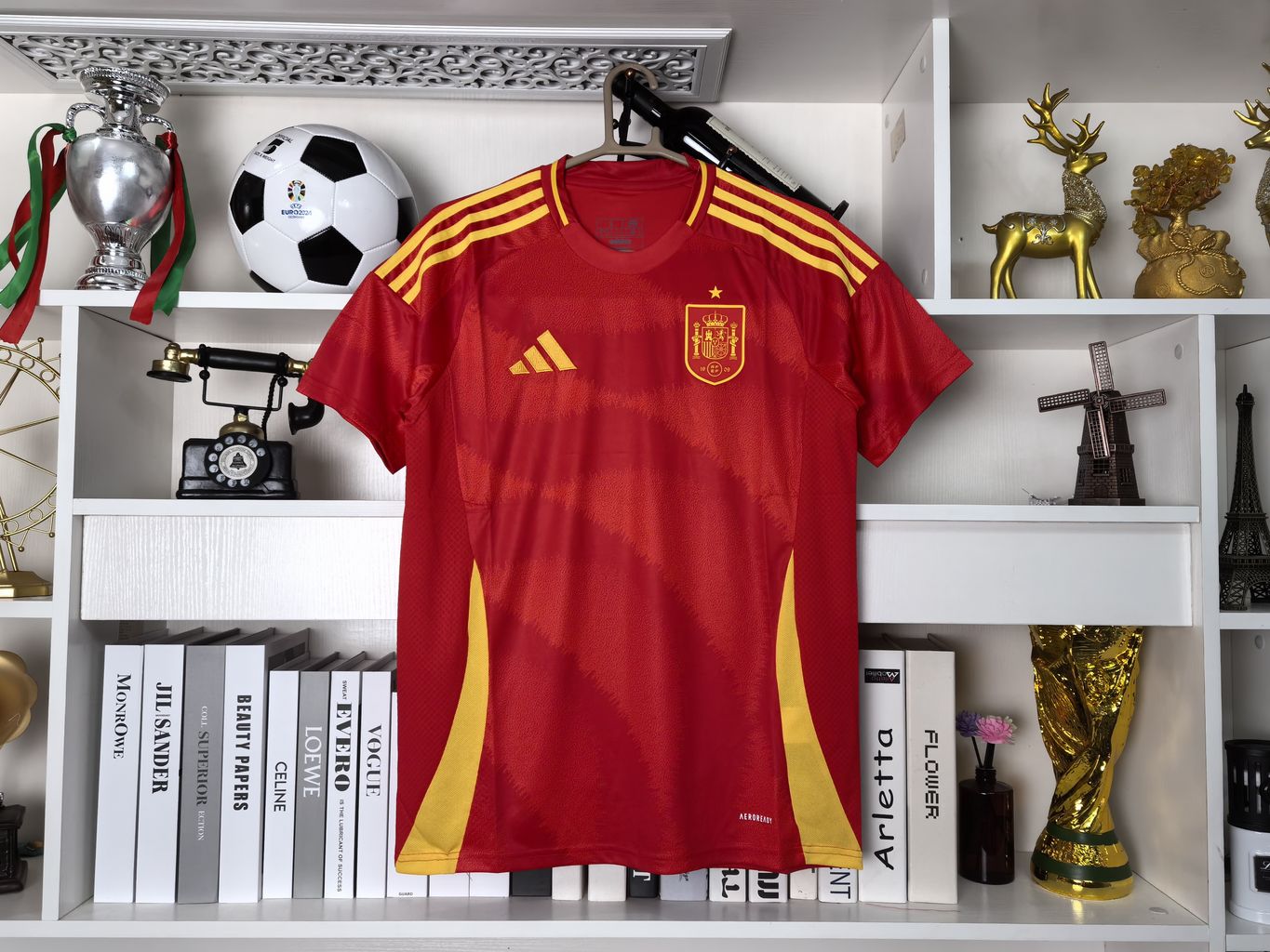 24-25 Spain Home Fans Soccer Jersey