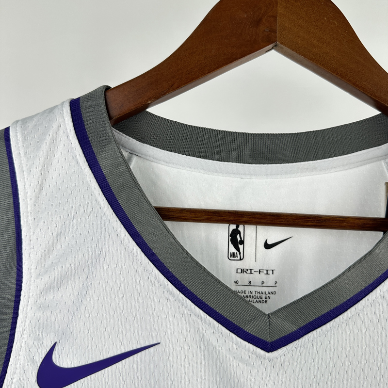 22-23 Kings DEROZAN #10 White Top Quality Hot Pressing NBA Jersey