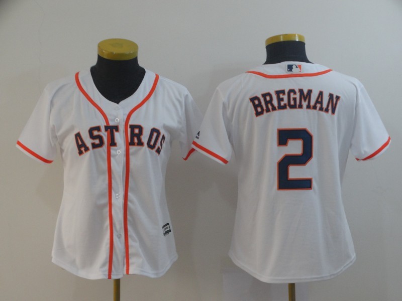 Houston Astros Women's baseball jersey BREGMAN 2