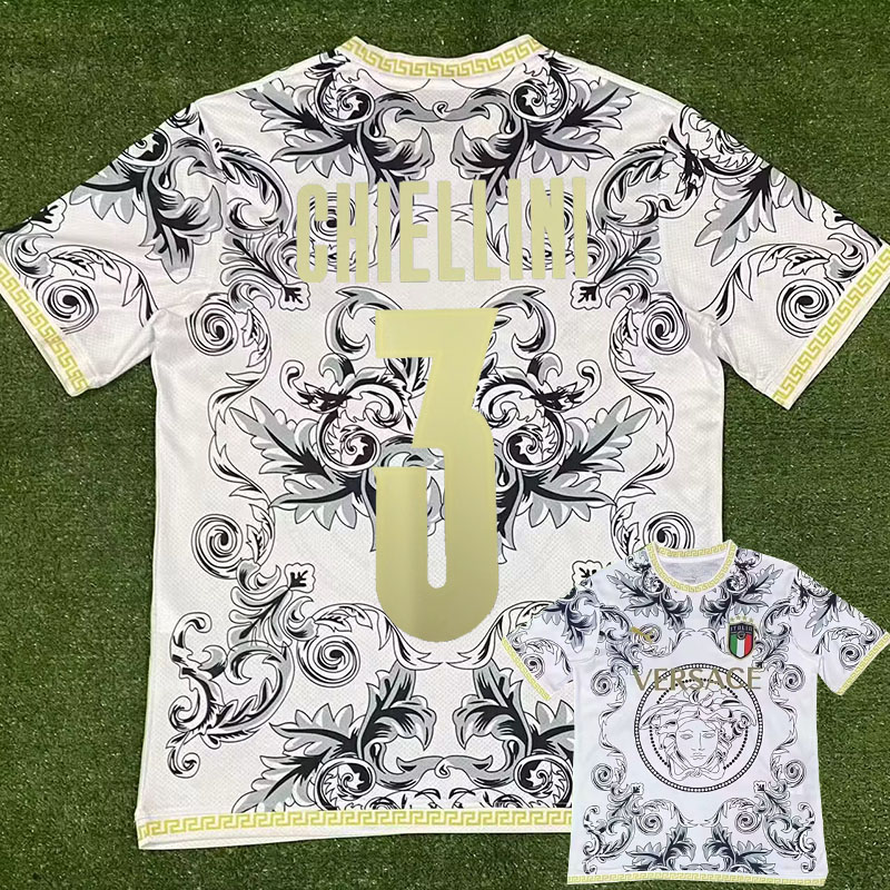 2023 Italy Special Edition White Training Shirt...