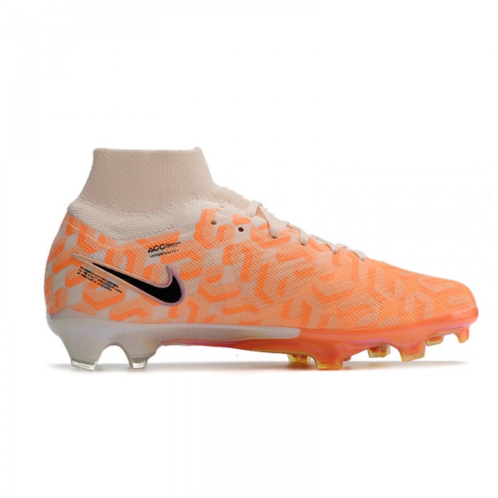 Air Zoom Mercurial Superfly IX Elite FG High Soccer Shoes-Orang/White-3689660