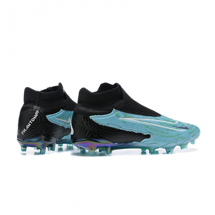 Phantom GX Elite FG High Soccer Shoes-Blue/Black-1160205