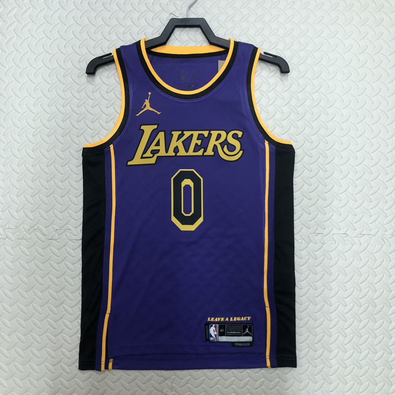 22-23 LAKERS WESTBROOK #0 Purple Top Quality Ho...