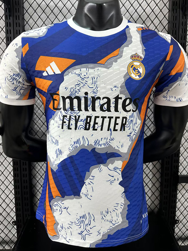 25-26 RMA Special Edition Blue White Player Version Training Shirts