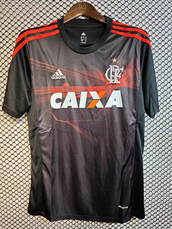 2014 Flamengo Black Retro Soccer Jersey