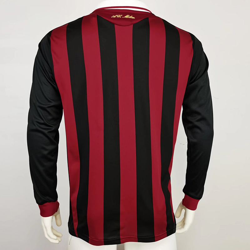 2009-2010 ACM Home Long Sleeve Retro Soccer Jer...