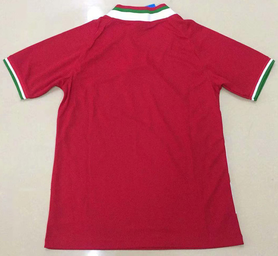1994 Bulgaria Away Red Retro Soccer Jersey