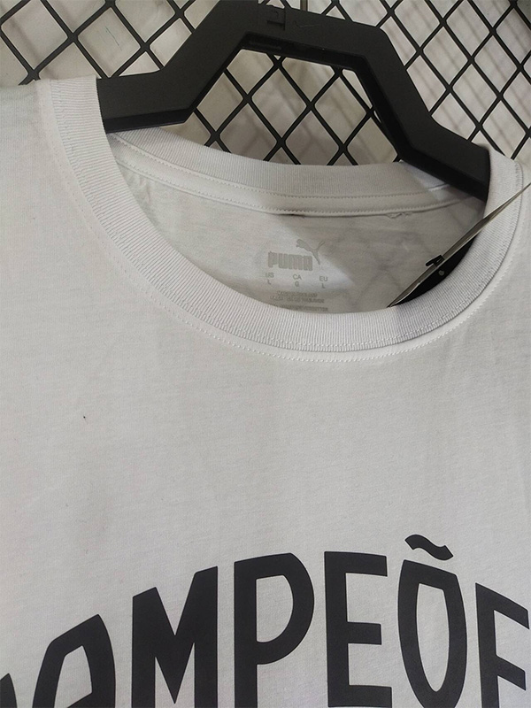 25-26 Portugal Champion White High Quality Casual T-Shirt