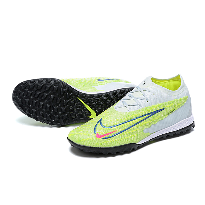 Phantom GX Elite TF High Soccer Shoes-Green/Gray-4841696