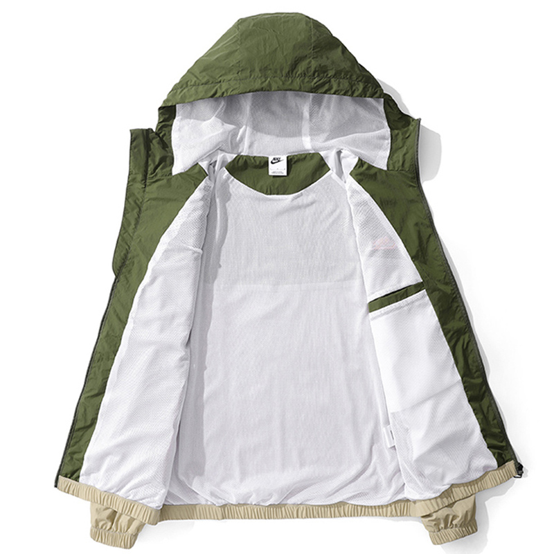 2025 New NK Green khaki Windbreaker