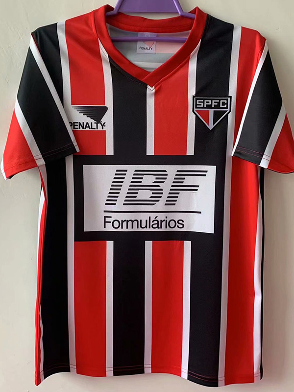1991 Sao Paulo Away Retro Soccer Jersey