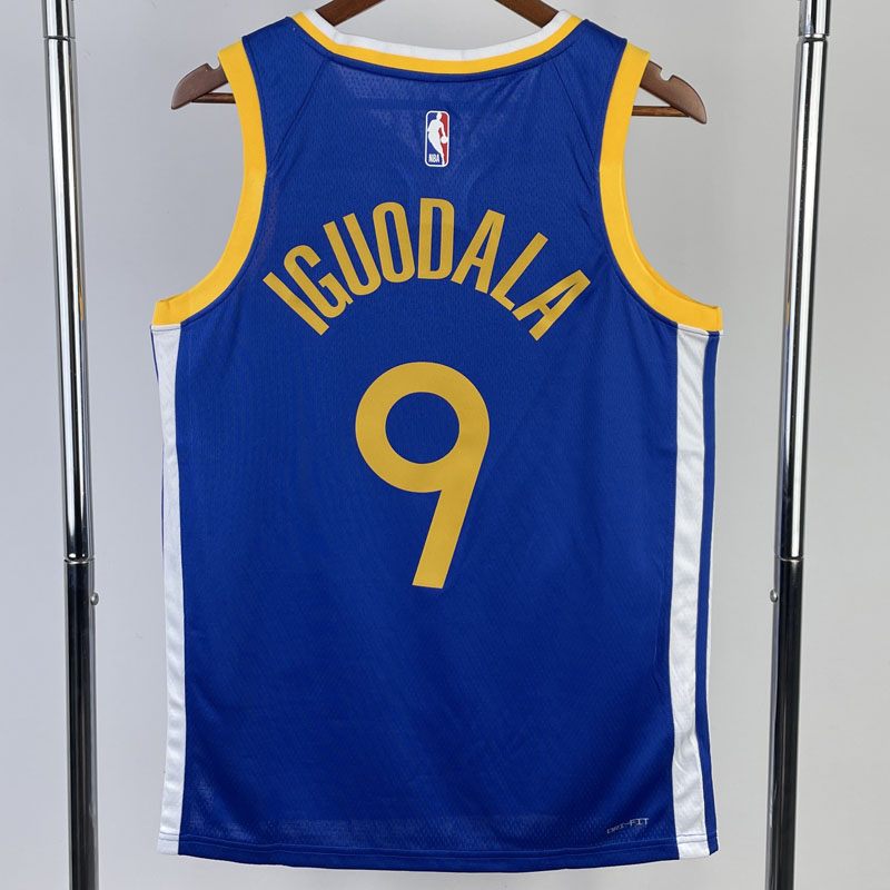 22-23 WARRIORS IGUODALA #9 Blue Top Quality Hot...