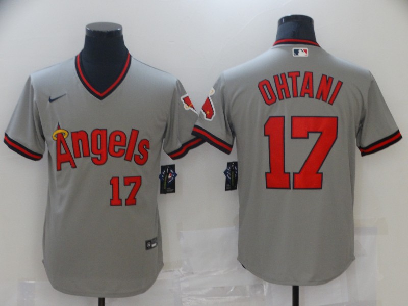 2022 Men's Los Angeles Angels 17 gray MLB Jersey