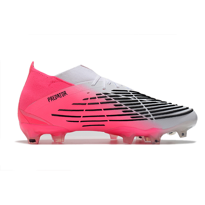 Predator Edge Geometric.1 FG Soccer Shoes-White/Pink-9841242