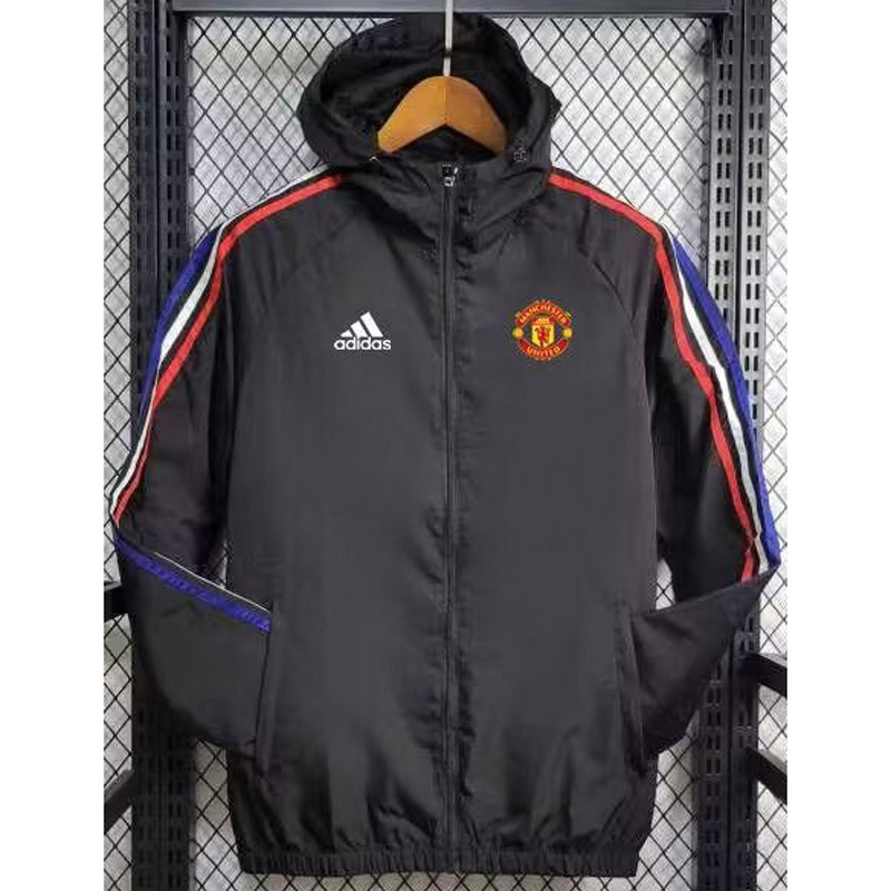 24-25 ManUtd Black Windbreaker
