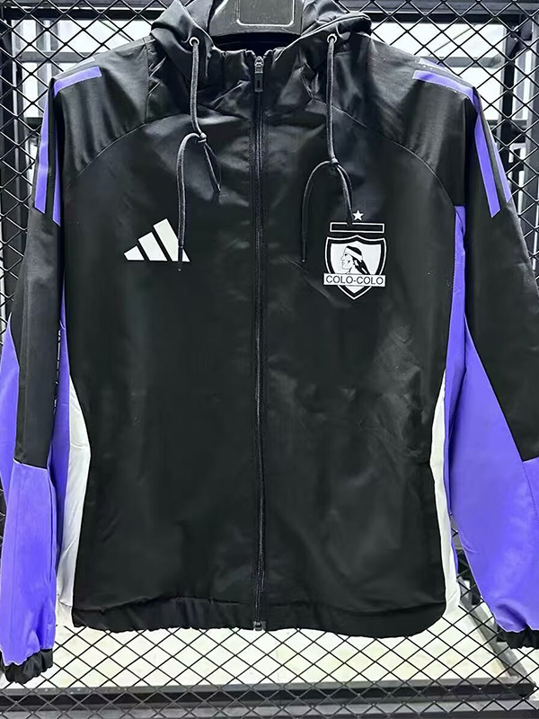 25-26 Colo-Colo Black  Windbreaker