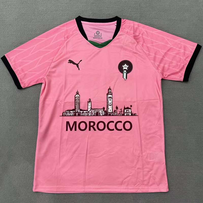 25-26 Morocco Pink Special Edition Training shirts (城市版)