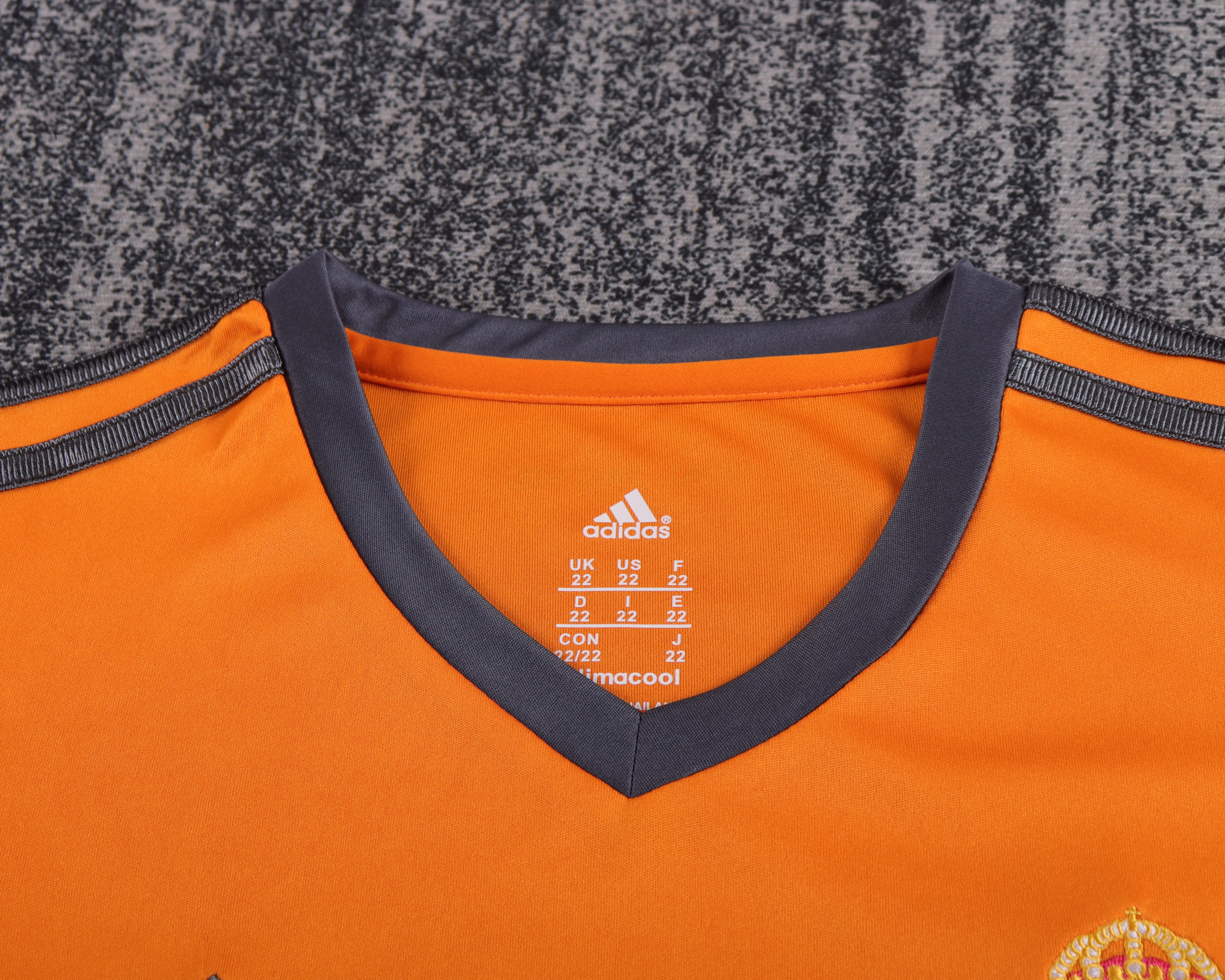 2013/2014 RMA Third Orange Kids Retro 1:1 Quality  Soccer Jersey