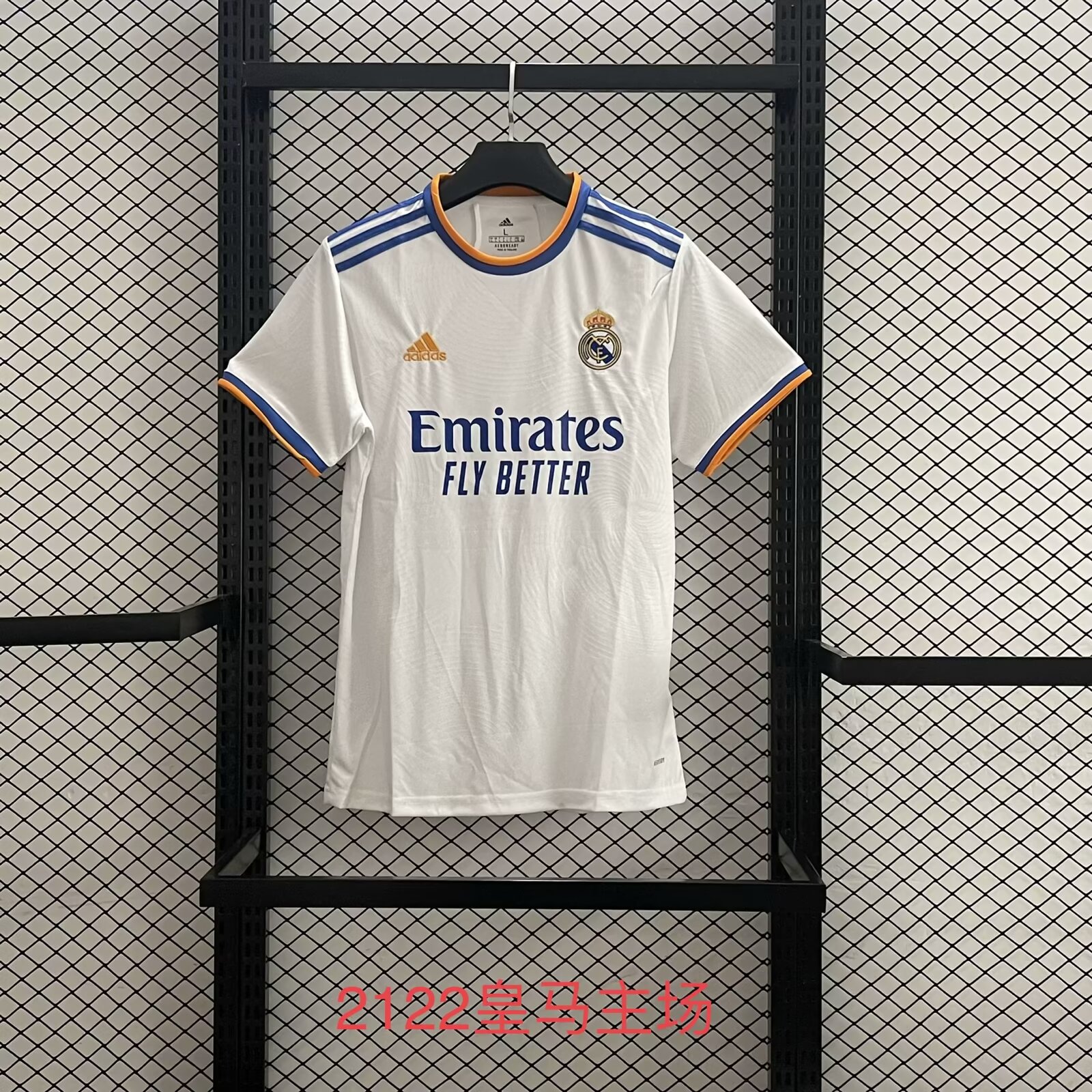 2122  RMA Home Retro  1:1 Quality Soccer Jersey