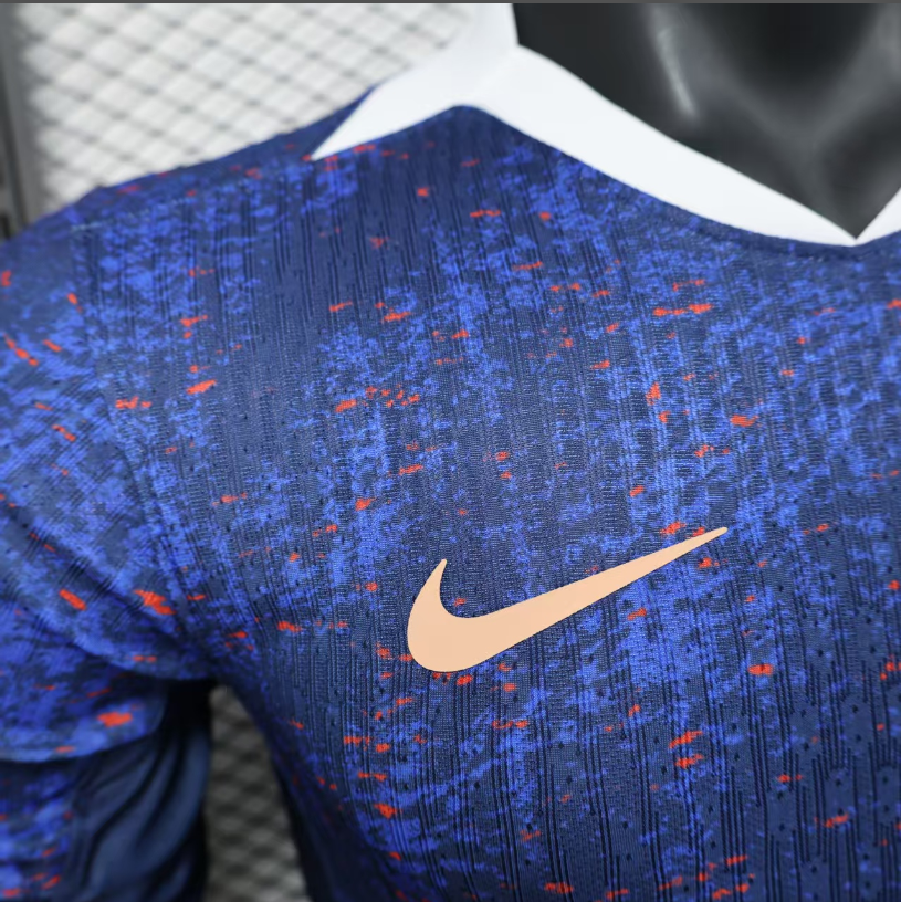 25-26 France W Royal Blue Player Version Soccer Jersey