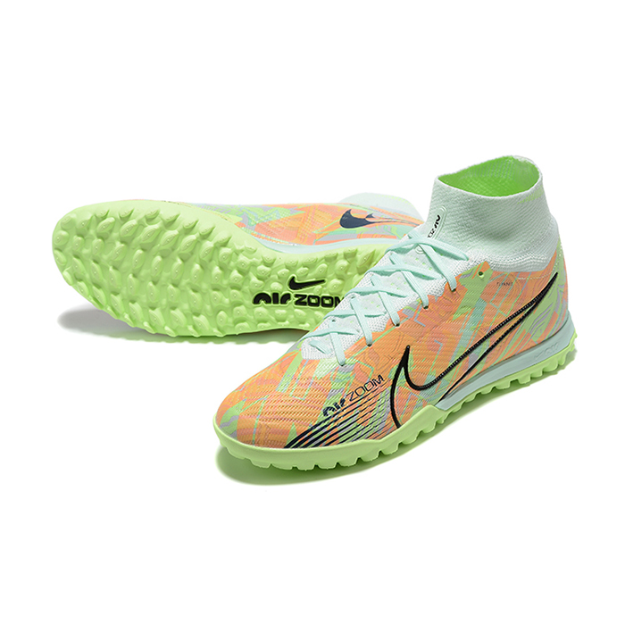 Air Zoom Mercurial Superfly IX Elite TF HIGH Soccer Shoes-Green/Yellow-7282889