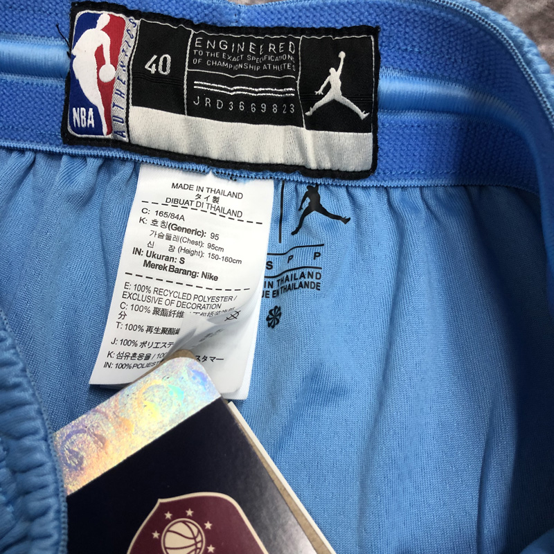 22-23 GRIZZLIES Blue Top Quality NBA Pants (Tra...