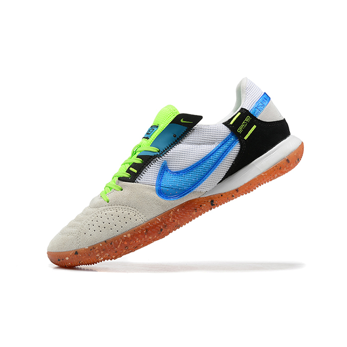 Streetgato Soccer Shoes-White/Blue-1094081