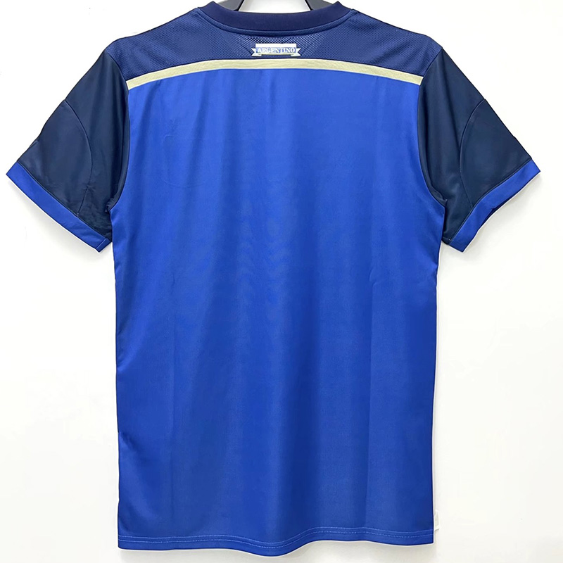 2014 Argentina Away Retro Soccer Jersey
