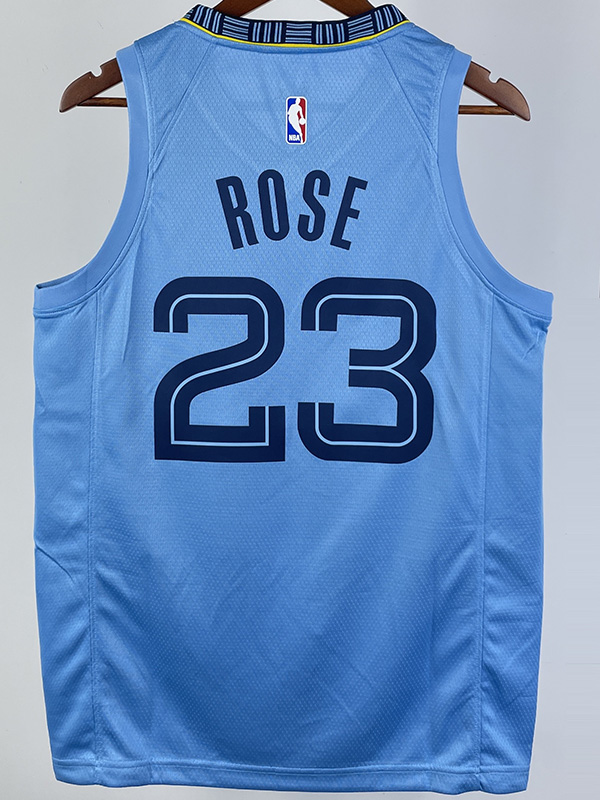 20-21 GRIZZLIES ROSE #23 Blue Top Quality Hot P...