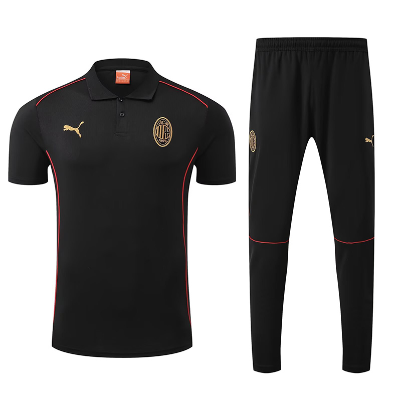 25-26 ACM Black Polo Tracksuit