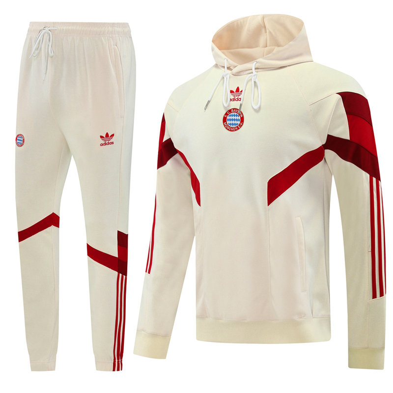 24-25 Bayern Khaki Hoodie Tracksuit (卫衣套装)