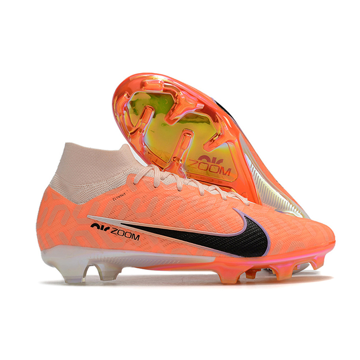 Air Zoom Mercurial Superfly IX Elite FG High Soccer Shoes-Orange/Gray-2274671