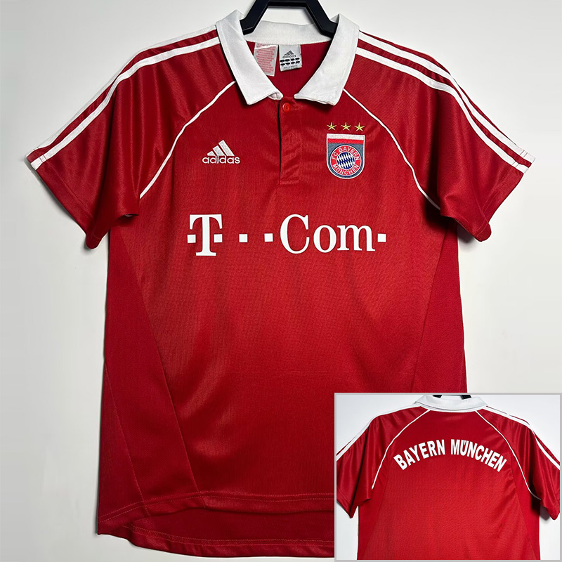 2005-2006 Bayern Home Retro Soccer Jersey
