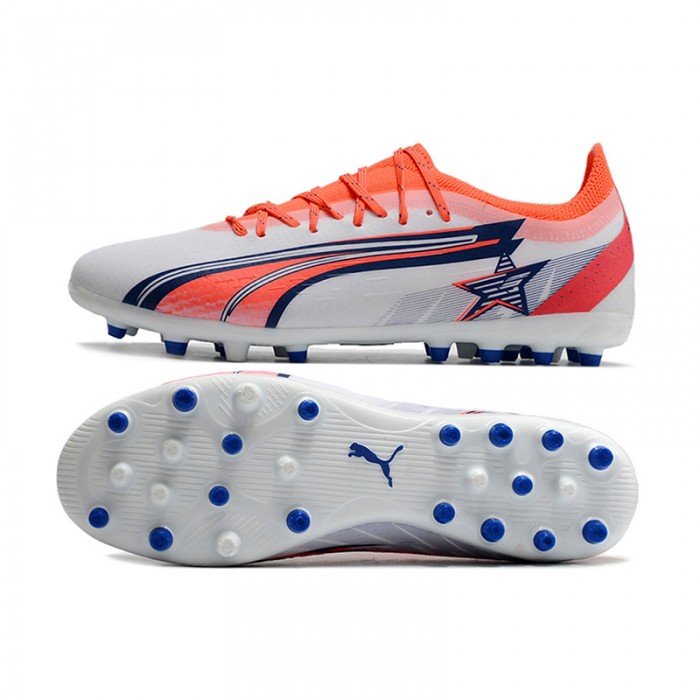 Ultra Ultimate MG Soccer Shoes-White/Red-6450122