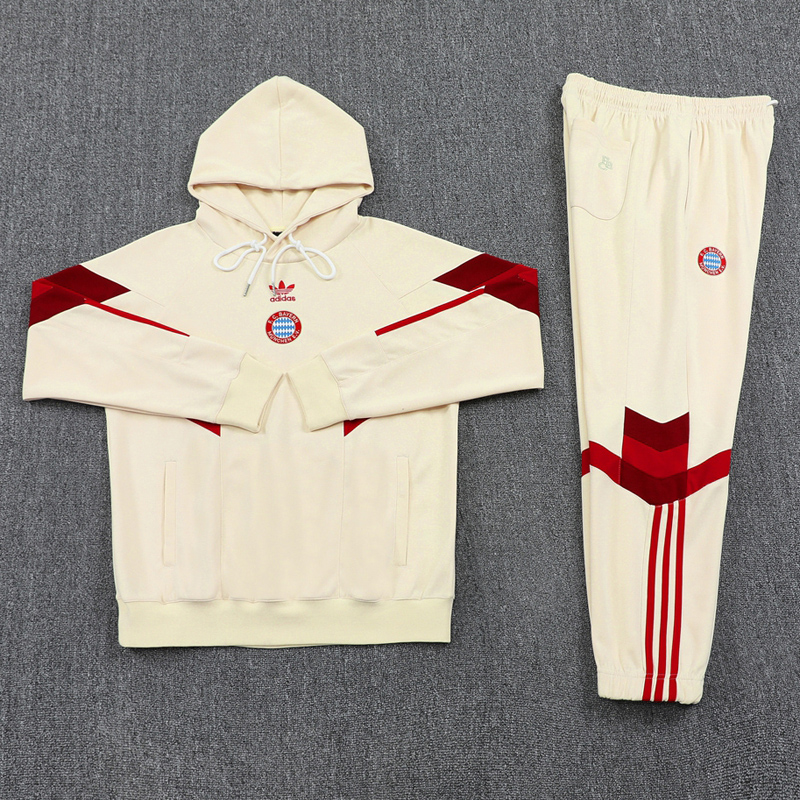 24-25 Bayern Khaki Hoodie Tracksuit (卫衣套装)