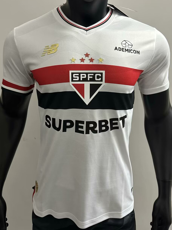 25-26 Sao Paulo Home Player Version Soccer Jersey