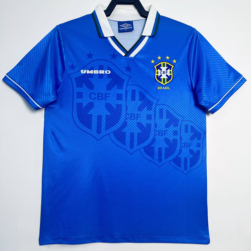 1996 Brazil Away Retro Soccer Jersey