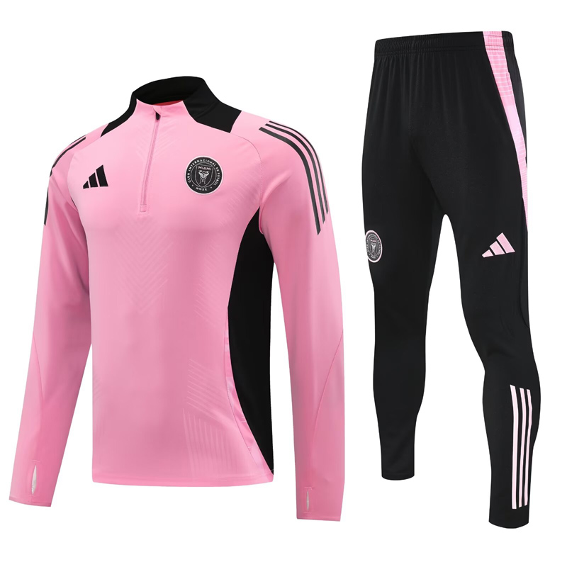 24-25 Inter Miami Pink Half Pull Tracksuit (半拉链)