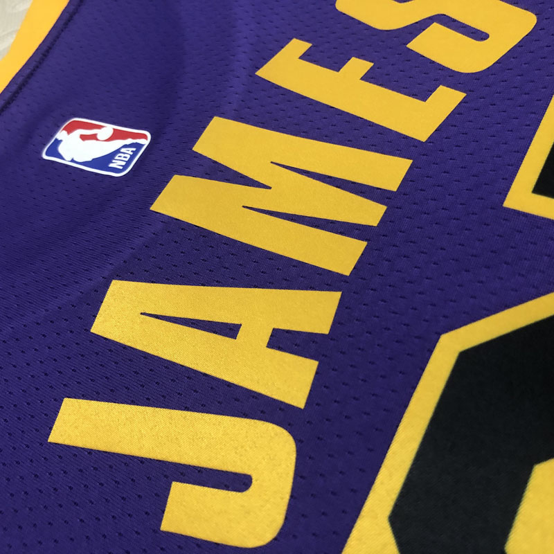 22-23 LAKERS JAMES #23 Purple Top Quality Hot P...