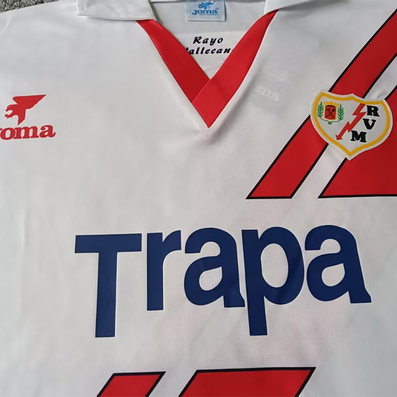 1997-1998 Rayo Vallecano Home Retro Soccer Jersey