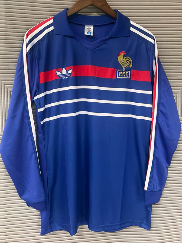 1984-1986 Portugal Portugal Home Long Sleeve Retro Soccer Jersey (长袖)