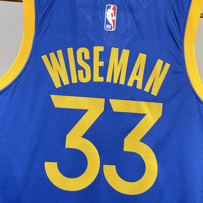 22-23 WARRIORS WISEMAN #33 Blue Top Quality Hot...