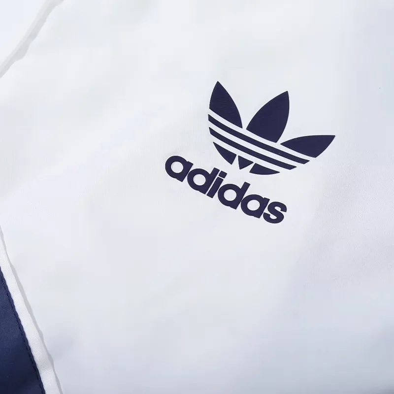 24-25 ManUtd White&Royal Blue Windbreaker