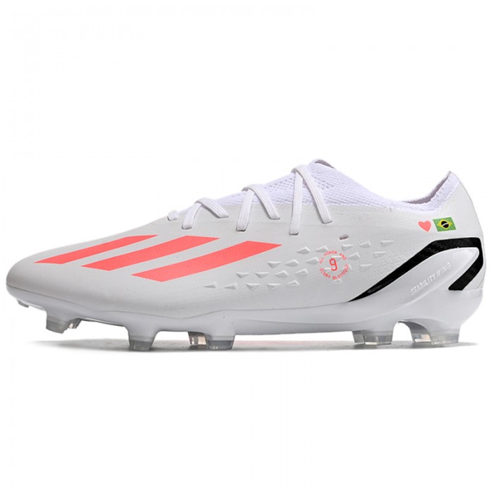 X 23 .1 FG Soccer Shoes-White/Pink-3343734