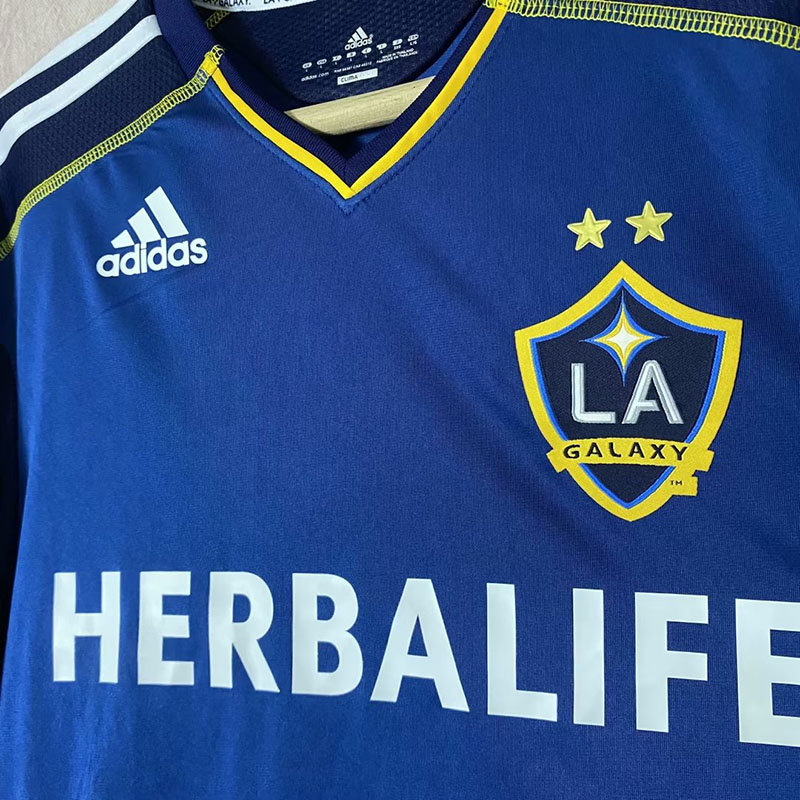 2011-2012 LA Galaxy Away Long Sleeve Retro Socc...