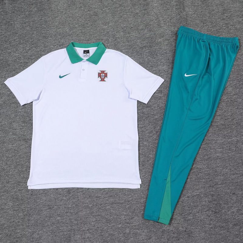 25-26 Portugal White Polo Tracksuit