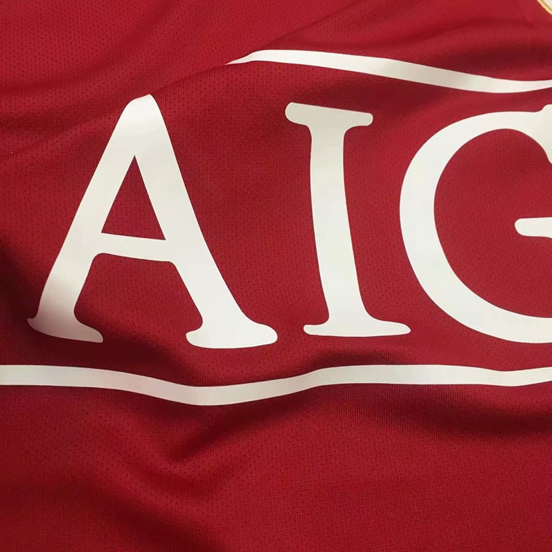 2006-2007 Man Utd Home long sleeve Retro soccer...